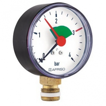 Манометр аксиальный Afriso HZ 1/4'' 0-4 бар