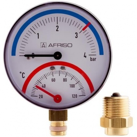 Термоманометр Afriso 0-6 бар 63338