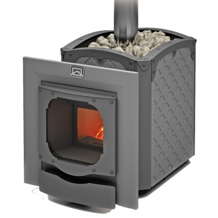 Печь для бани Теплодар Былина-18Ч Панорама