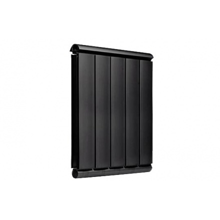 Алюминиевый дизайн радиатор SILVER S 750 черный шёлк