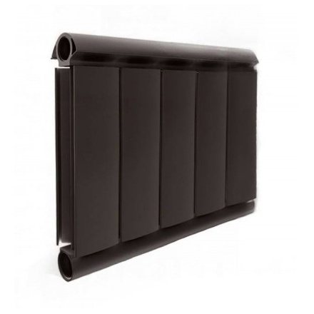 Алюминиевый дизайн радиатор SILVER S 300 шоколадный муар