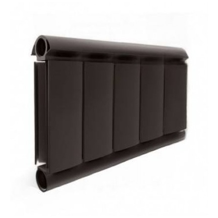 Алюминиевый дизайн радиатор SILVER S 200 шоколадный муар