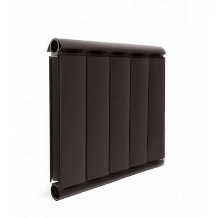 Алюминиевый дизайн радиатор SILVER S 400 шоколадный муар