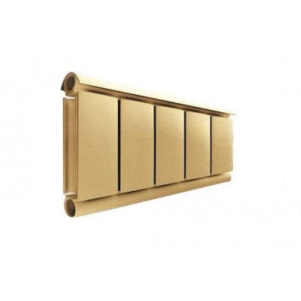 Алюминиевый дизайн радиатор SILVER S 200 золото муар