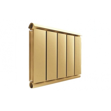 Алюминиевый дизайн радиатор SILVER S 500 золото муар