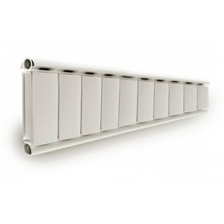 Алюминиевый дизайн радиатор SILVER S 200 молочный