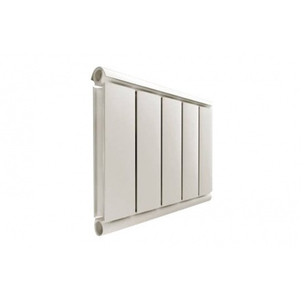 Алюминиевый дизайн радиатор SILVER S 400 молочный