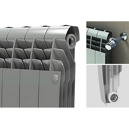 Алюминиевый радиатор Royal Thermo Biliner Alum 500 (серебристый)