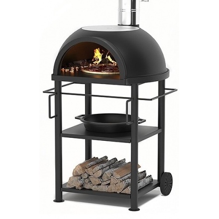 Садовая чугунная печь Везувий LEGENDA GARDEN с чугунным основанием