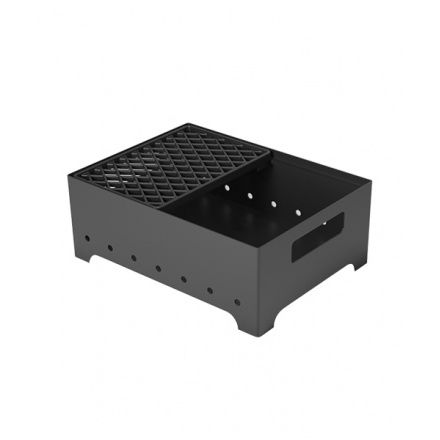 Мангал Везувий Турист 2 с решёткой "Стейк" на подставке