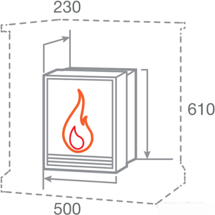 Электрокамин RealFlame FOBOS-S LUX BR