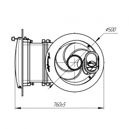 Банная печь ProMetall Атмосфера ламели "Жадеит"