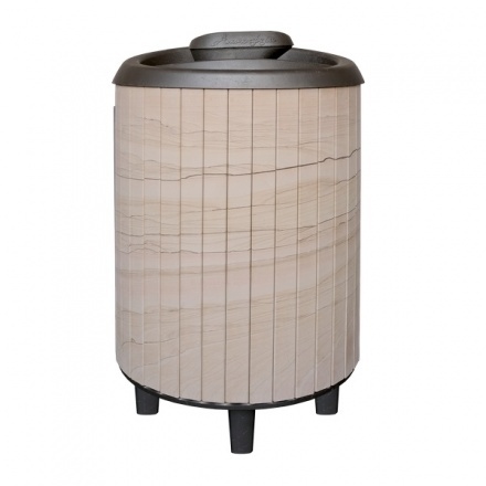 Банная печь ProMetall Атмосфера ламели "Окаменевшее дерево"