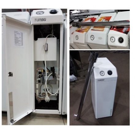 Газовый котел Atem Житомир-Турбо КС-Г-010 СН (дымоход в комплекте)