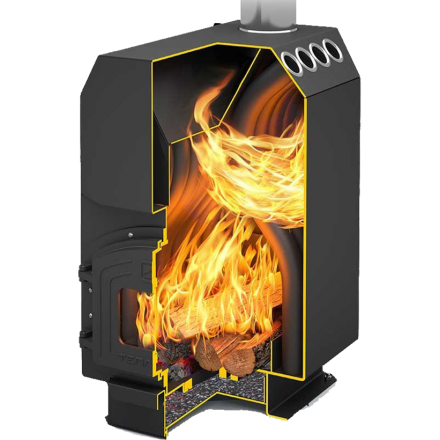 Отопительная печь Теплодар ТОП-200 ДЧ