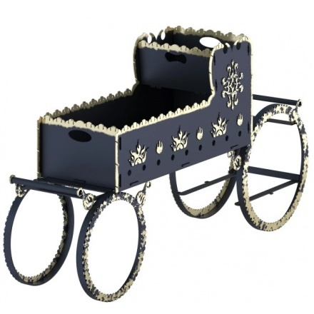 Мангал Царь-Печи Огниво Большой с колёсами