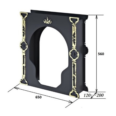 Портал Царь-печи малый стальной
