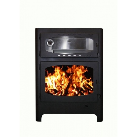 Печь-камин Бавария Эко с духовкой и плитой