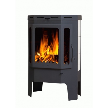 Печь-камин Бавария призматик пристенно-угловой