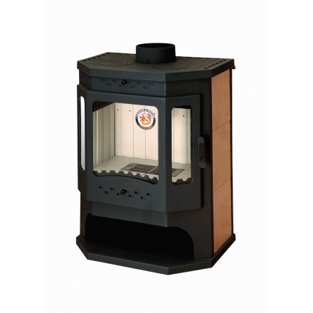 Печь-камин Бавария призматик с плитой