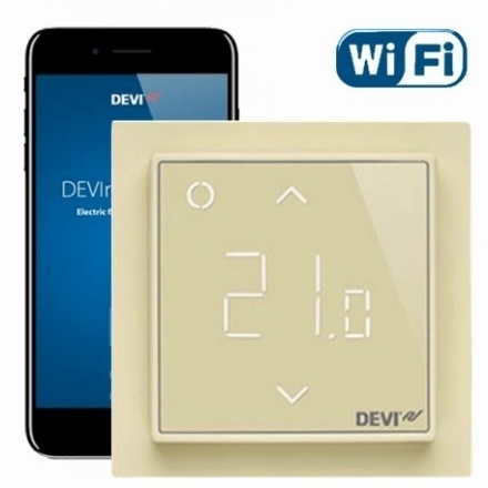 Терморегулятор DEVIreg™ Smart с Wi-Fi (бежевый)