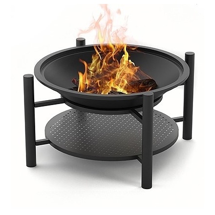 Чугунная костровая чаша Везувий Fantastic на подставке Люкс