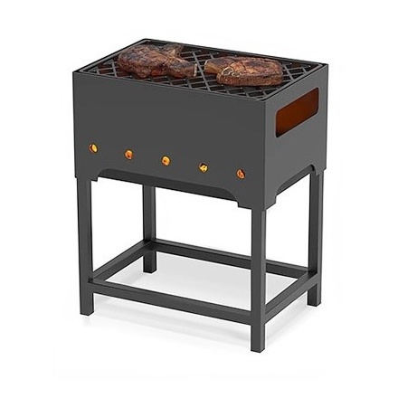 Мангал Везувий Турист 1 с решёткой "Стейк" на подставке