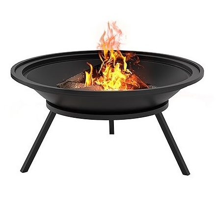 Чугунная костровая чаша Везувий Fantastic на подставке