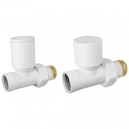 Комплект радиаторный прямой белый Ferro ZGB30WH 1/2