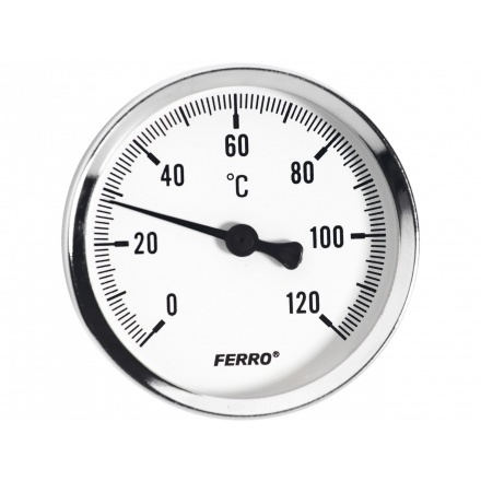 Термометр аксиальный Ø40 мм Ferro T40120A