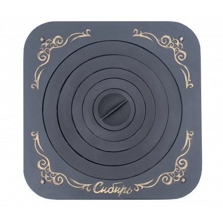 Плита чугунная под казан "Сибирь" с конфорками