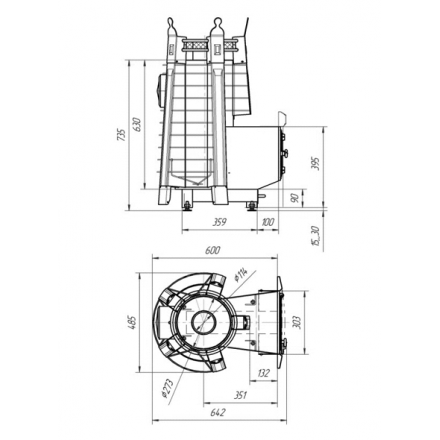 Печь для бани Добросталь Фредерика профи