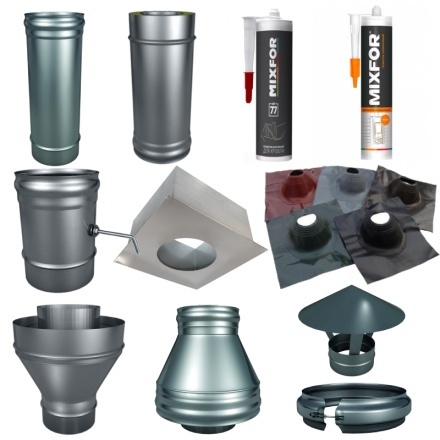 Комплект для печей диаметр 120 мм