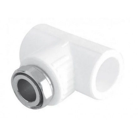 Тройник с накидной гайкой штуцер ПП Kalde