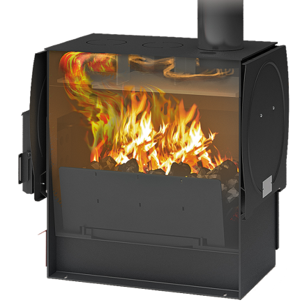 Отопительная печь Теплодар Локомотивъ 120 (2019)