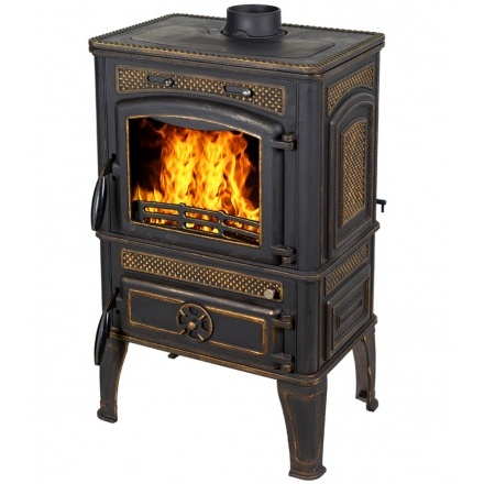 Печь-камин FireWay Dacha патина бронза