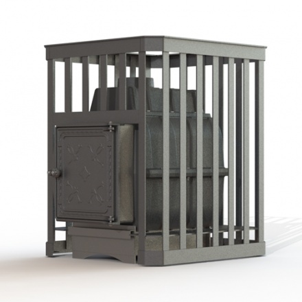 Банная печь FireWay ПароВар 24 сетка-прут (211) б/в