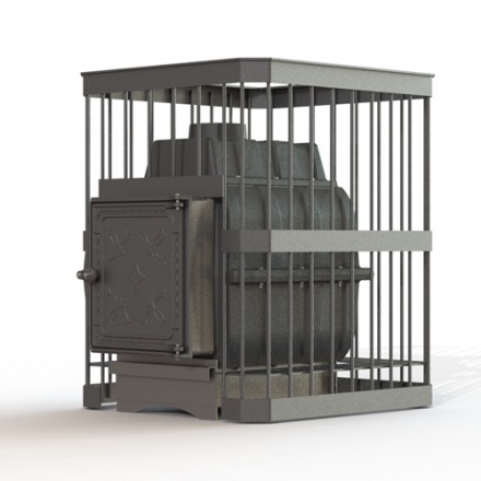 Банная печь FireWay ПароВар 18 сетка-прут (211) б/в