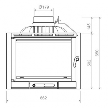 Каминная топка NORDflam Corno