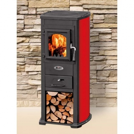 Печь-камин Blist Ekonomik Lux N чугунная дверца бежевый