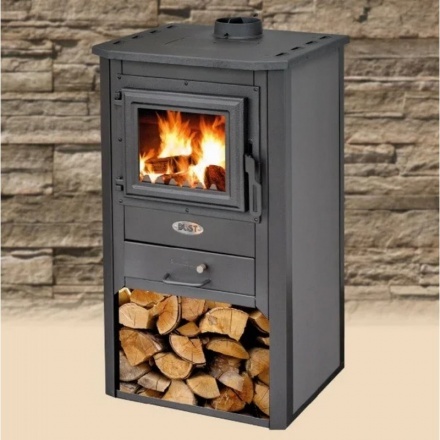 Печь-камин Blist Oganj N чугунная дверца серая