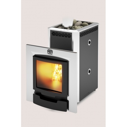 Печь для бани Теплодар Сибирь-20 ЛРК Панорама (2.0) (без дверцы)