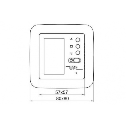 Электронный программируемый терморегулятор Wirt ТРЛ-03