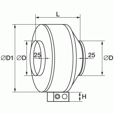 Вентилятор канальный Shuft TUBE 315XL