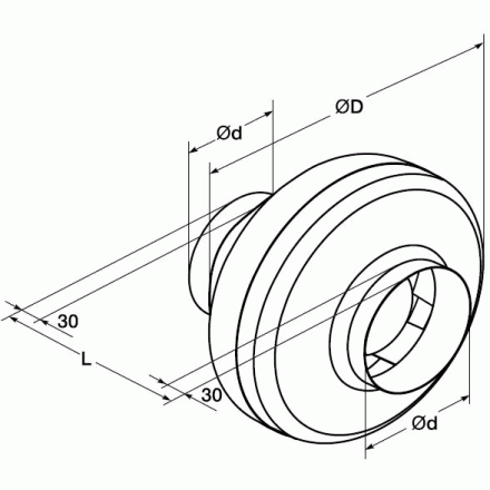 Вентилятор канальный Shuft CFk 100 MAX