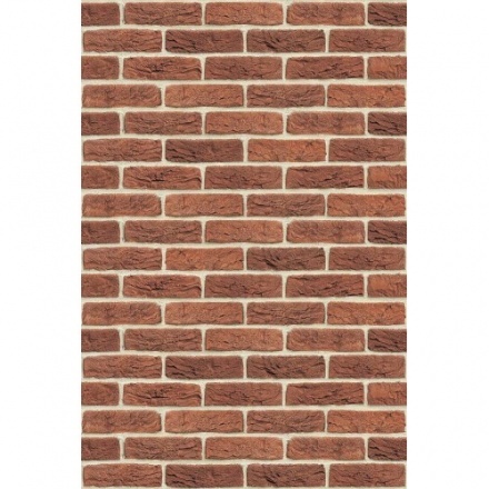 Плита Фаспан Красный (Терракот) №1002 Вертикаль (1200х600х8мм)