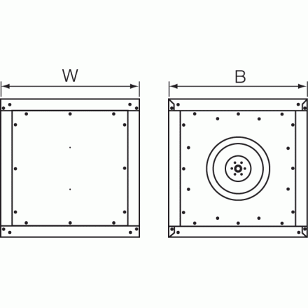Вентилятор кухонный вытяжной Shuft IEF 450D