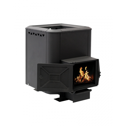 Печь банная Сибирь-15 с выносным топочным каналом (конвекционная)