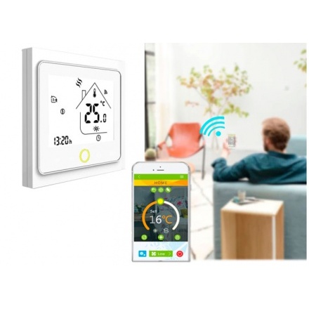 Терморегулятор Smart Life AC 603H WIFI белый