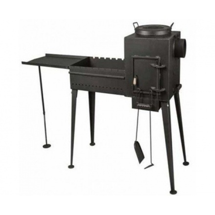Мангал Buran-2 (мангал + печь) с крышкой